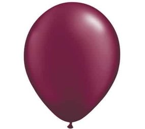 Globos Nordic Bordeaux rode ballonnen metallic 30cm | 10 stuks