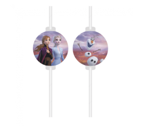 Procos Party Frozen 2 Rietjes set van 4 stuks