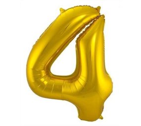 Paper Dreams Ballonfolie 4 Gold | 86 cm Paper Dreams Ballonfolie 4 Gold | 86 cm