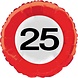 Ballonfolie 25 Jahre Verkehrszeichen Ballonfolie 25 Jahre Verkehrszeichen