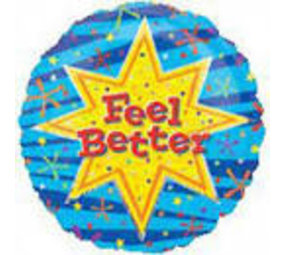 Ballon folie Feel Better | 45cm Ballon folie Feel Better | 45cm