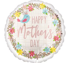 Folie Ballon Happy Muttertag | 45 cm Folie Ballon Happy Muttertag | 45 cm