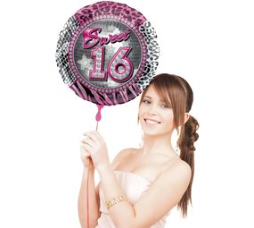 Folie Ballon süß sechzehn rosa Folie Ballon süß sechzehn rosa