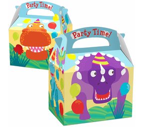 Amscan Boîte de fête Dinosaure | par unité Amscan Boîte de fête Dinosaure | par unité
