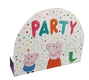 Peppa Pig Confetti Einladung 21cm | 8 Stücke Peppa Pig Confetti Einladung 21cm | 8 Stücke