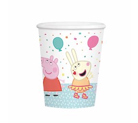 Amscan Peppa Pig Confetti Bekers | 250ml