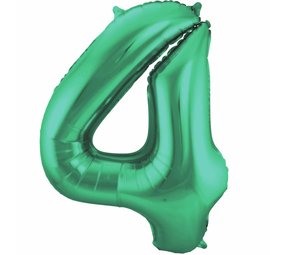 Folat Ballon folie 4 mat groen | 86cm Folat Ballon folie 4 mat groen | 86cm