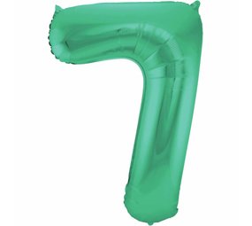 Folat Ballon folie 7 mat groen | 86cm Folat Ballon folie 7 mat groen | 86cm