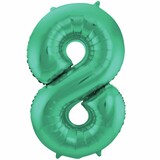 Folat Feuille de ballon 8 mate vert | 86cm Folat Feuille de ballon 8 mate vert | 86cm