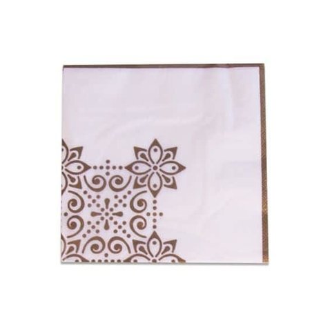 Servet Eid Mubarak Goud 33x33 cm | 20 stuks Servet Eid Mubarak Goud 33x33 cm | 20 stuks