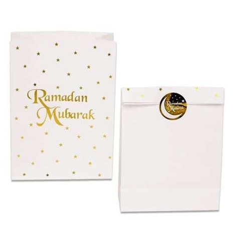 Haza - Witbaard Tat Bag Ramadan Mubarak Paper | 6 Stück