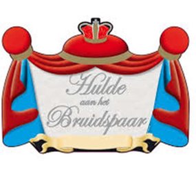 Doorboard Tribute to the bridal couple | 1 piece