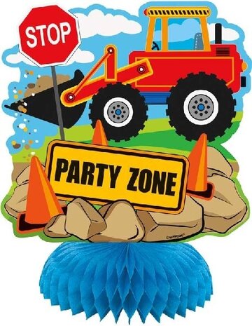 Table decoration Construction Party | 3 pieces Table decoration Construction Party | 3 pieces