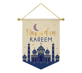 Bannière du drapeau Ramadan | 28 x 38 cm