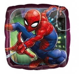Helium ballon Spiderman Vierkant | per stuk