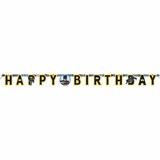 Unique Party Buchstabengirlande Batman | 175cm Unique Party Buchstabengirlande Batman | 175cm