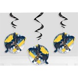 Unique Party Décoration à suspendre Tourbillons Batman 66cm | 3 pièces Unique Party Décoration à suspendre Tourbillons Batman 66cm | 3 pièces