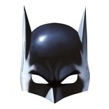 Unique Party Masques Batman Carton 16x23cm | 8 pièces Unique Party Masques Batman Carton 16x23cm | 8 pièces