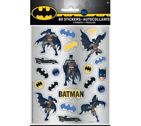 Stickers Batman 4 sheets with 10 stickers Stickers Batman 4 sheets with 10 stickers
