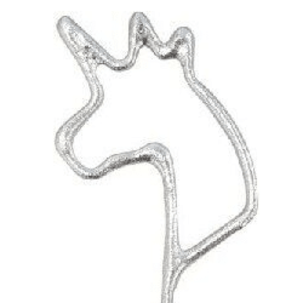 Unique Party Sparkle de fête Licorne 18cm | par unité Unique Party Sparkle de fête Licorne 18cm | par unité