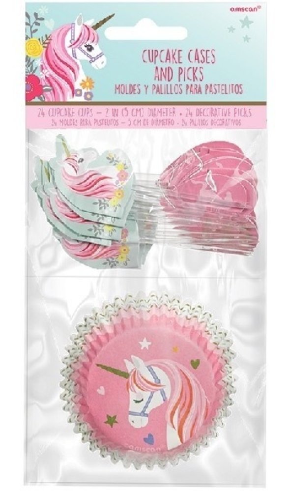 Cupcake -Set Magical Unicorn | 48 -Stück