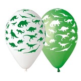 Tuf-Tuf Ballon Dinosaurussen gekleurd 30cm | 5 stuks Tuf-Tuf Ballon Dinosaurussen gekleurd 30cm | 5 stuks
