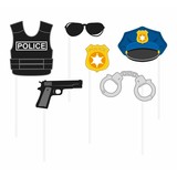 Accessoires de photos Police | 6 parties