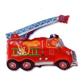 Folie ballon ladderwagen brandweer | 30 cm Folie ballon ladderwagen brandweer | 30 cm