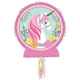 Amscan Pinata à tirer licorne magique 46x55cm | par unité Amscan Pinata à tirer licorne magique 46x55cm | par unité