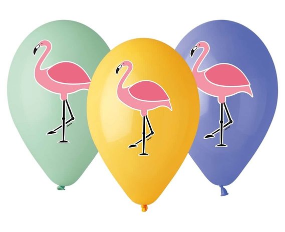 Ballon Flamingo Pastel | 5 stuks Ballon Flamingo Pastel | 5 stuks