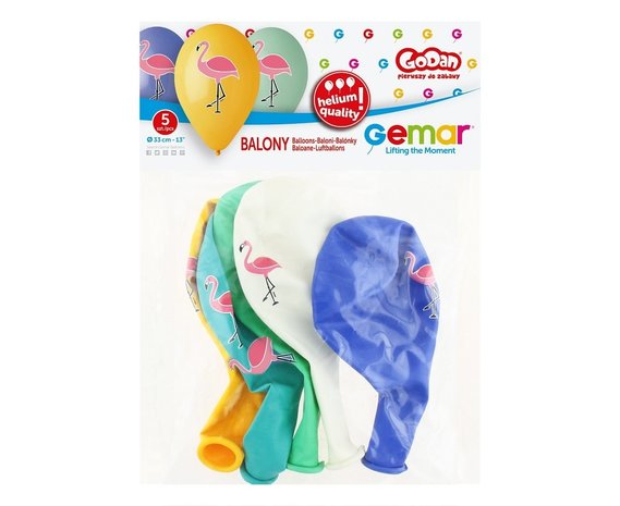 Ballon flamanto pastel | 5 pièces