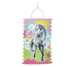 Lampion Charming Horses 28cm | per stuk Lampion Charming Horses 28cm | per stuk
