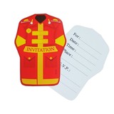 Uitnodiging Brandweer | 6 stuks Uitnodiging Brandweer | 6 stuks