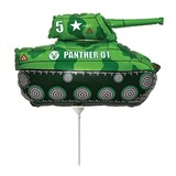 Folie Ballon Army Tank Car | 35 cm Folie Ballon Army Tank Car | 35 cm