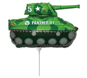 Folie ballon Leger tank auto | 35 cm