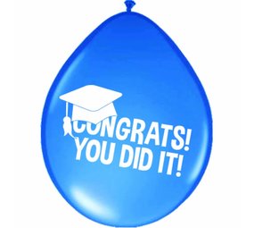 Balloon félicitations! Tu l'as fait! | 8 pièces