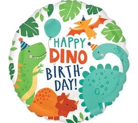 Anagram Folie Ballon Happy Dino Geburtstag | 43 cm Anagram Folie Ballon Happy Dino Geburtstag | 43 cm