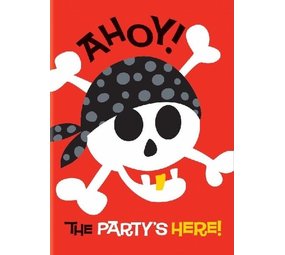 Uitnodiging Pirate Fun | 8 stuks