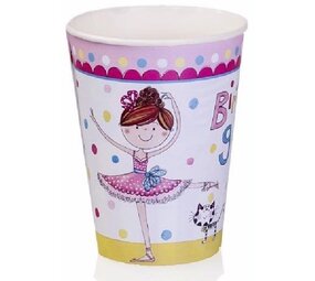 Beker Ballerina Party | 8 stuks