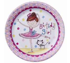 Ballerina Party Signboard 23cm | 8 Stücke Ballerina Party Signboard 23cm | 8 Stücke