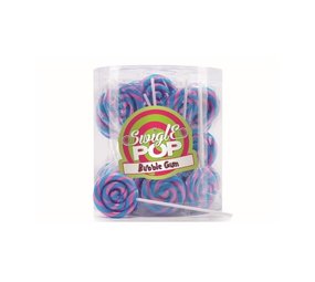 Felko Lolly Swigle Pop Mini Bubble Gum 12 Gr.  | 50 Stück in Silo Felko Lolly Swigle Pop Mini Bubble Gum 12 Gr.  | 50 Stück in Silo