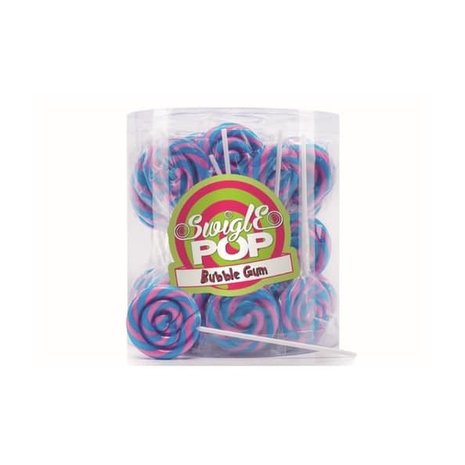 Felko Lolly Swigle Pop Mini Bubble Gum 12 gr. | 50 stuks in silo Felko Lolly Swigle Pop Mini Bubble Gum 12 gr. | 50 stuks in silo