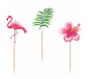 Pickers Flamingo Paradise | 20 morceaux Pickers Flamingo Paradise | 20 morceaux