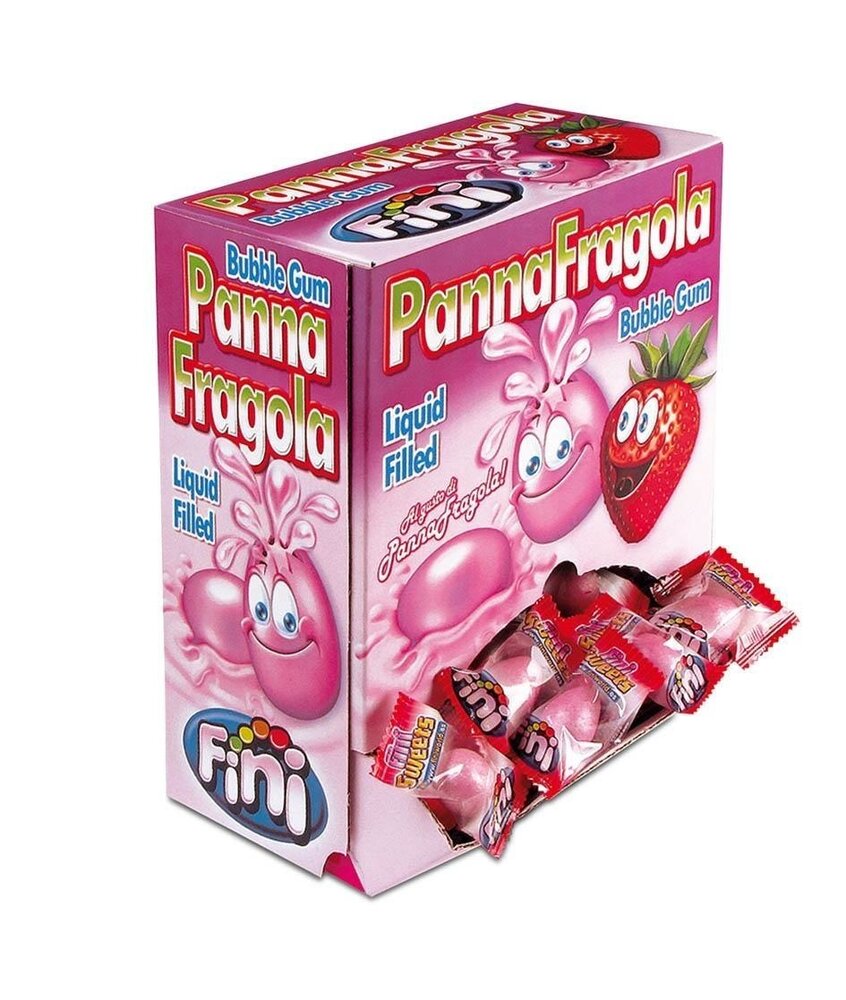 Snoep Panna Fragola kauwgum | per stuk Snoep Panna Fragola kauwgum | per stuk