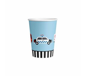 Amscan Cups on the road 250ml | 8 pieces Amscan Cups on the road 250ml | 8 pieces
