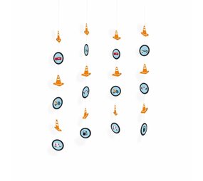 Amscan Hangdecoratie Op de weg | 4 stuks