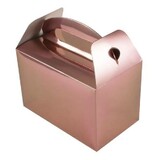 Feestbox metallic rose goud | 6 stuks Feestbox metallic rose goud | 6 stuks