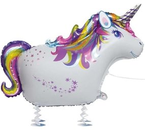 Unique Party Einhorn Airwalker Folienballon 86 cm | pro Einheit