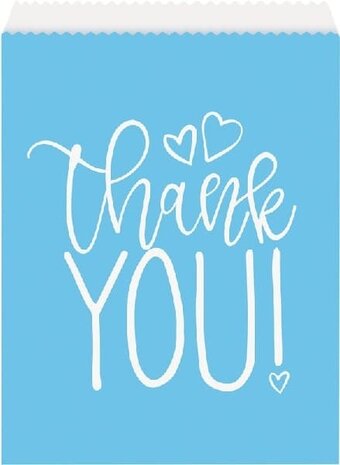 GoodieGag Baby Shower Hearts Blue | 8 pieces