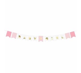 Luxe letterslinger Baby Girl | 175cm Luxe letterslinger Baby Girl | 175cm